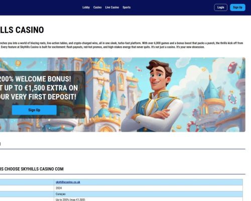 Is Sky Hills Casino Legal And Safe For UK Players